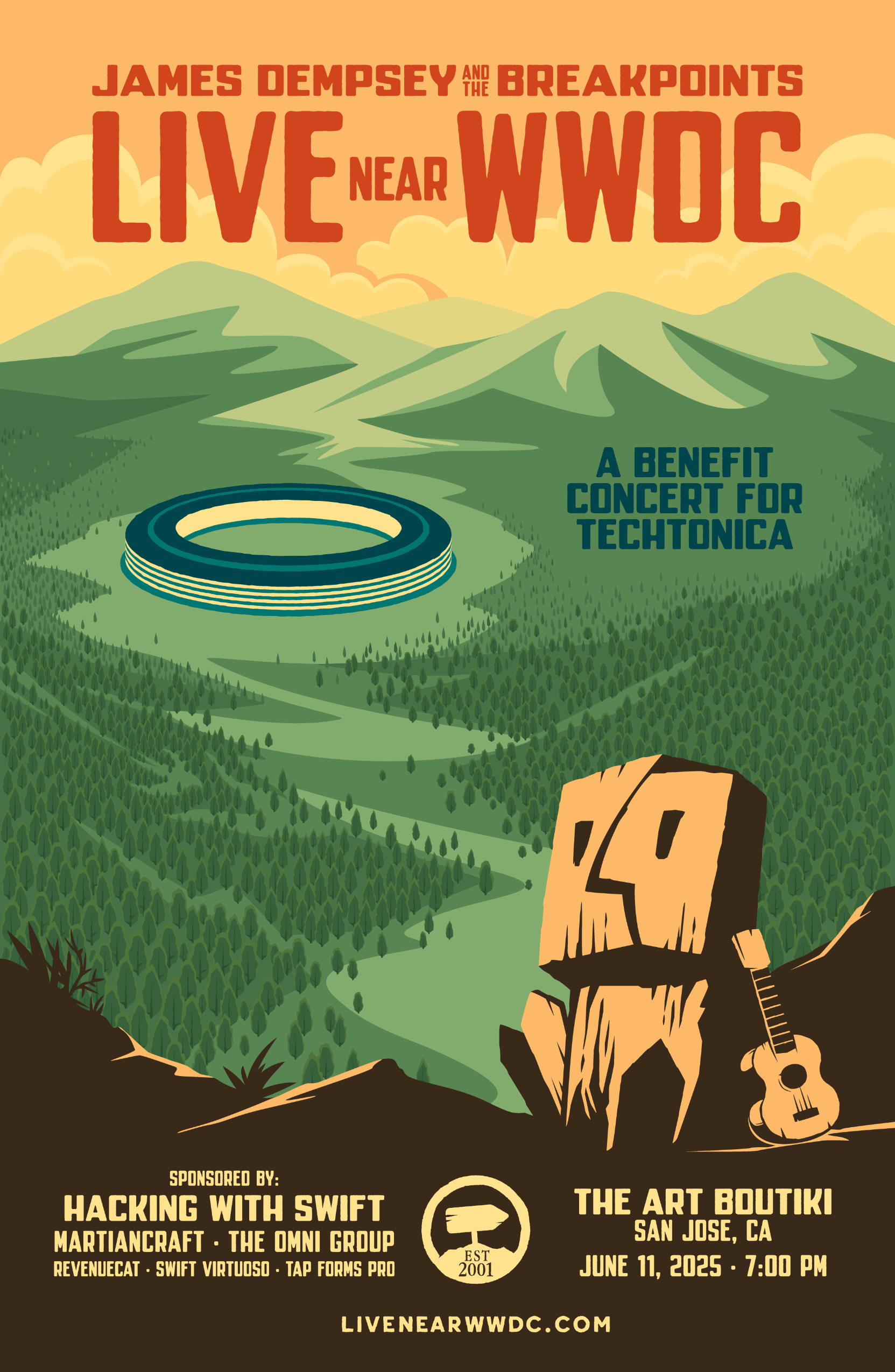 LIVE near WWDC 2025 poster art